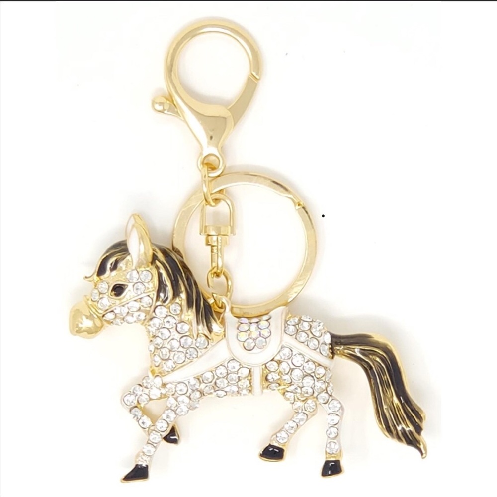Horse purse charm / key chain .